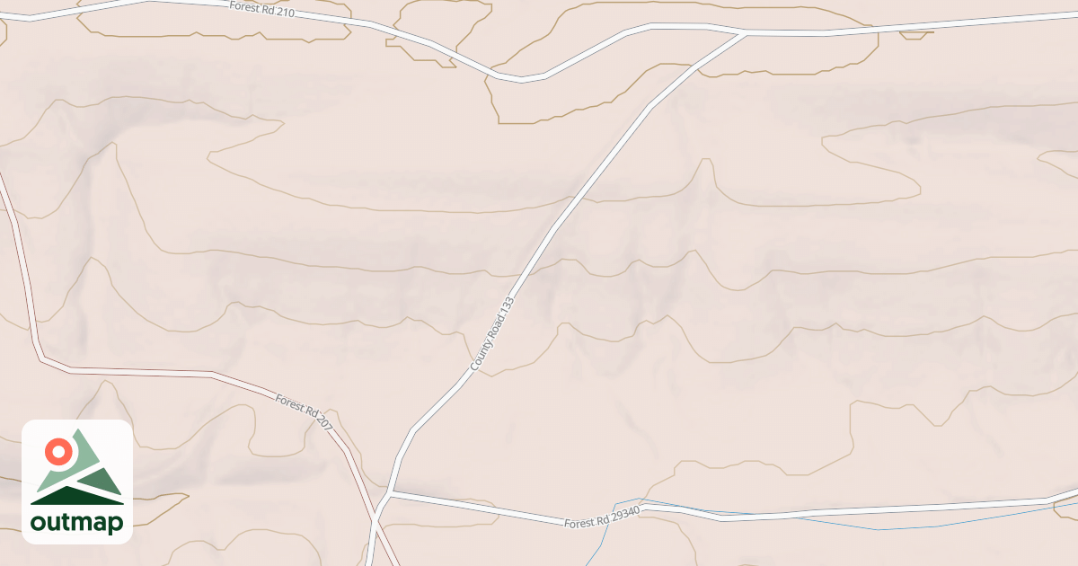 Map of CEDAR MTN