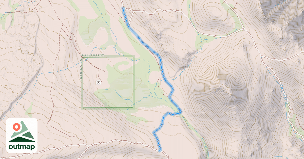 Map of Baker Creek Trail