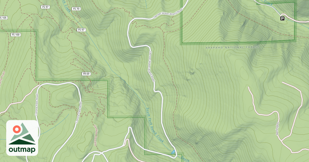 Map of AQUEDUCT ROAD
