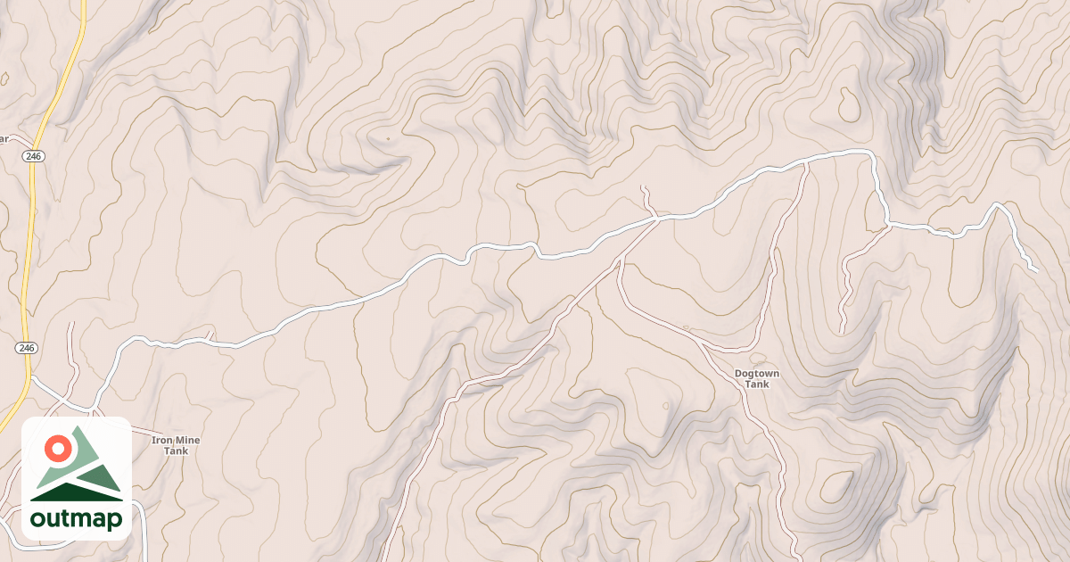 Map of USFS National Forest System Roads {A6F13334-4521-45CE-A87E-21E496323ACD}