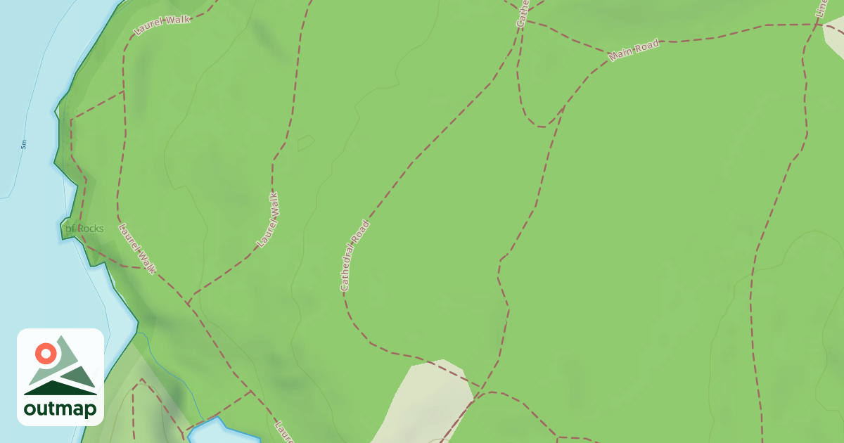 Map of Cathedral Road