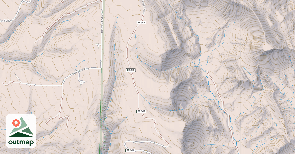 Map of BURNS CANYON