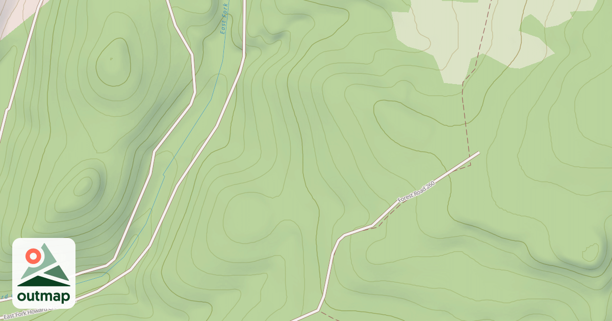 Map of USFS National Forest System Roads {2FC78480-E8D3-449E-A738-B75B12B64A48}