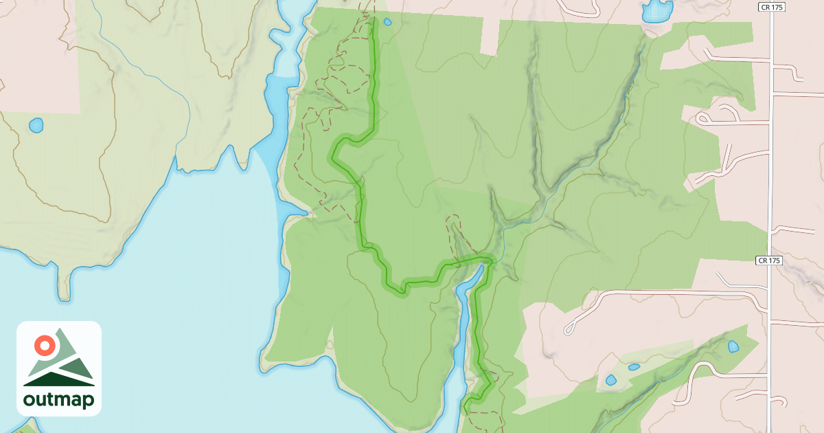 Map of Yellow Trail