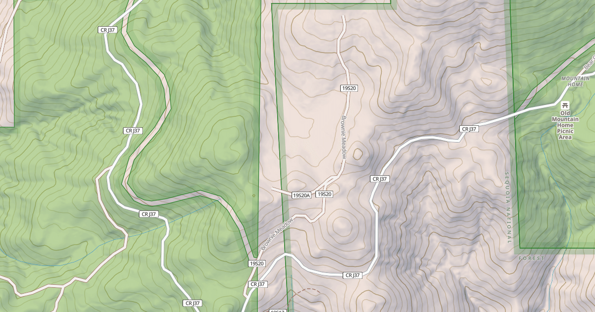 Map preview of BROWNIE MEADOW