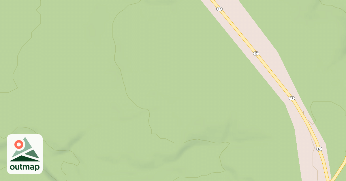 Map of MUDDY RIDGE
