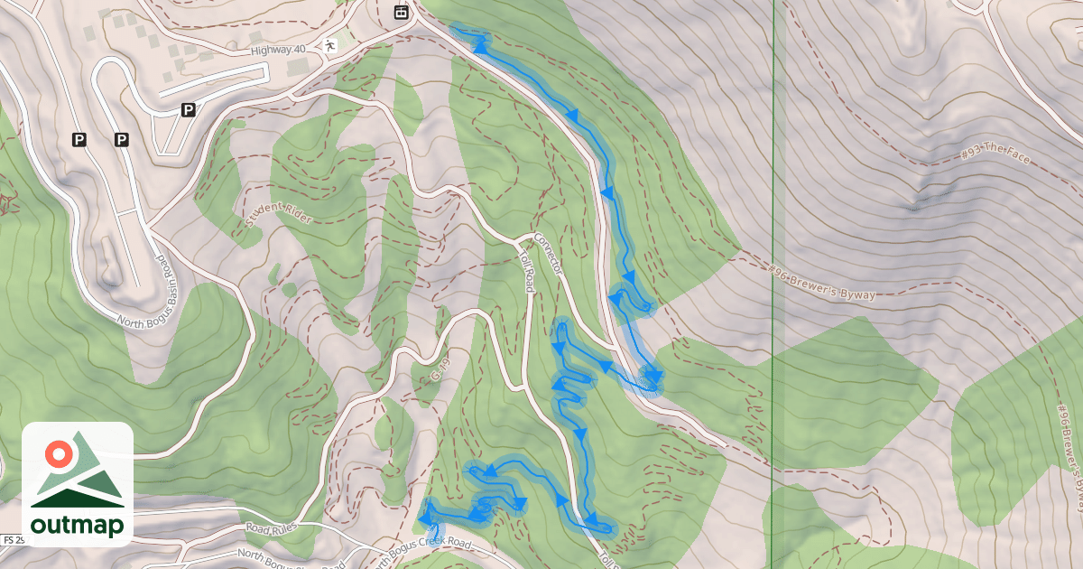 Map of Berm Baby Berm