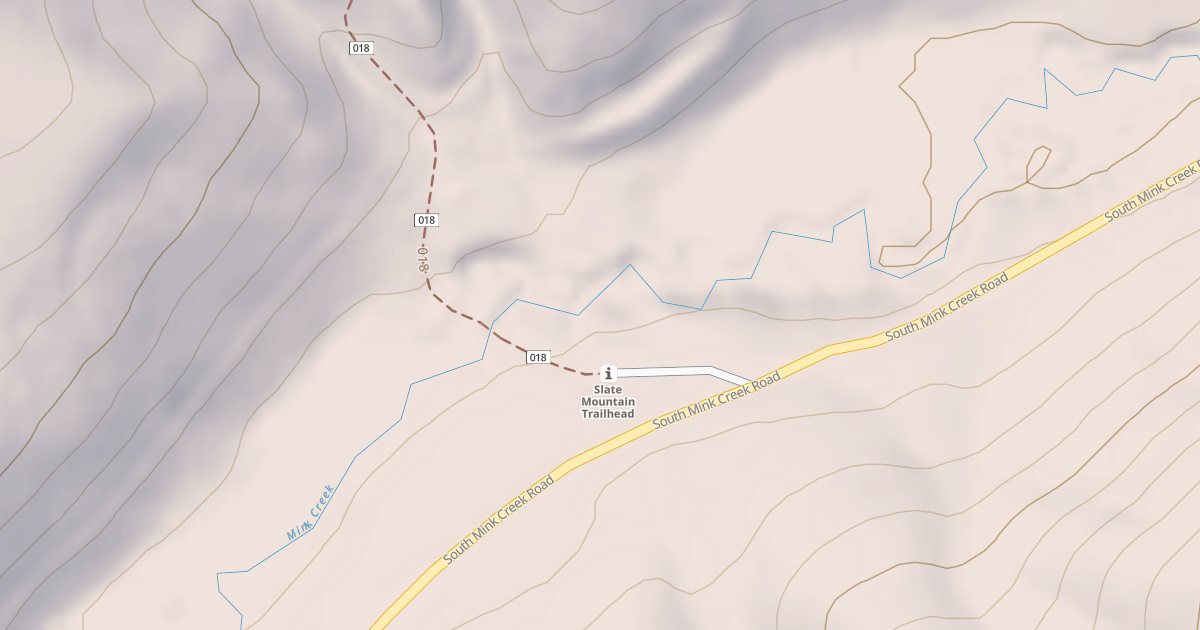 Map preview of SLATE MTN. T.H.