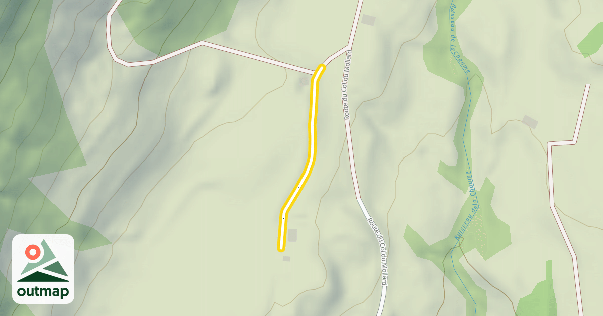Map of Chemin du Mollard