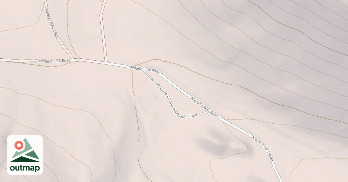 Map of MUDDY CREEK CG LOOP