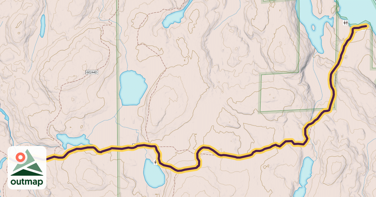 Map of Baylis Harriman Main Trail