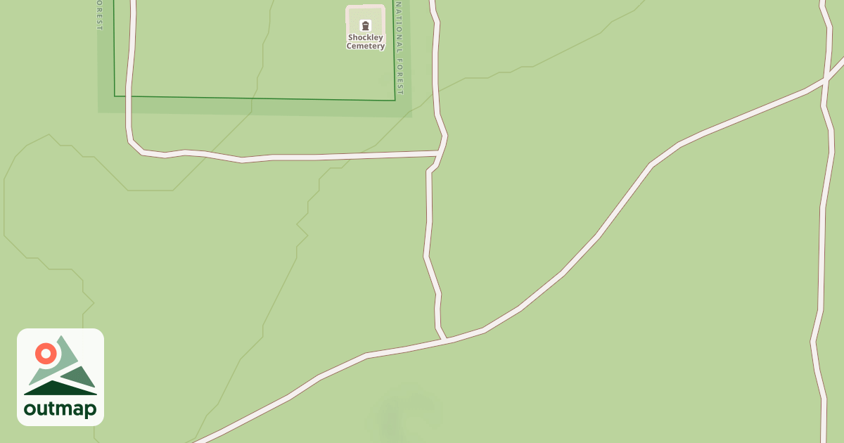 Map of SHOCKLEY CEMENTARY ROAD (NEW)