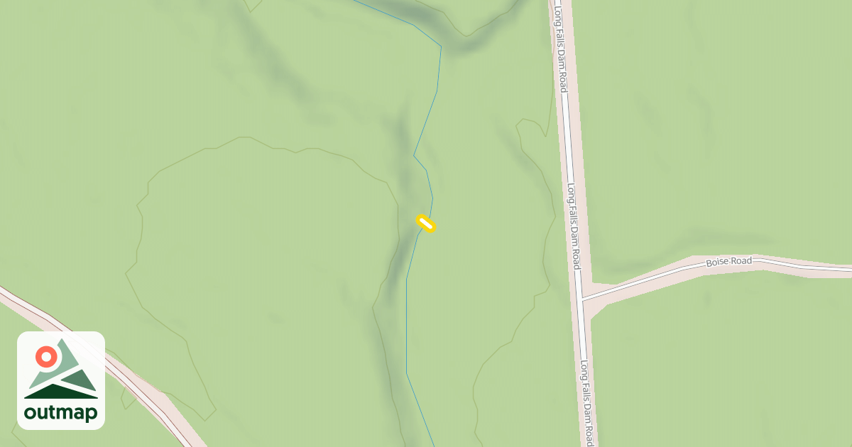 Map of Maine Hut Trail
