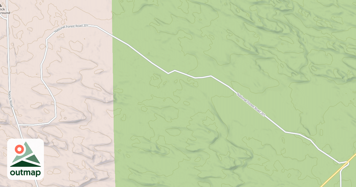 Map of HORSESHOE BAR RD