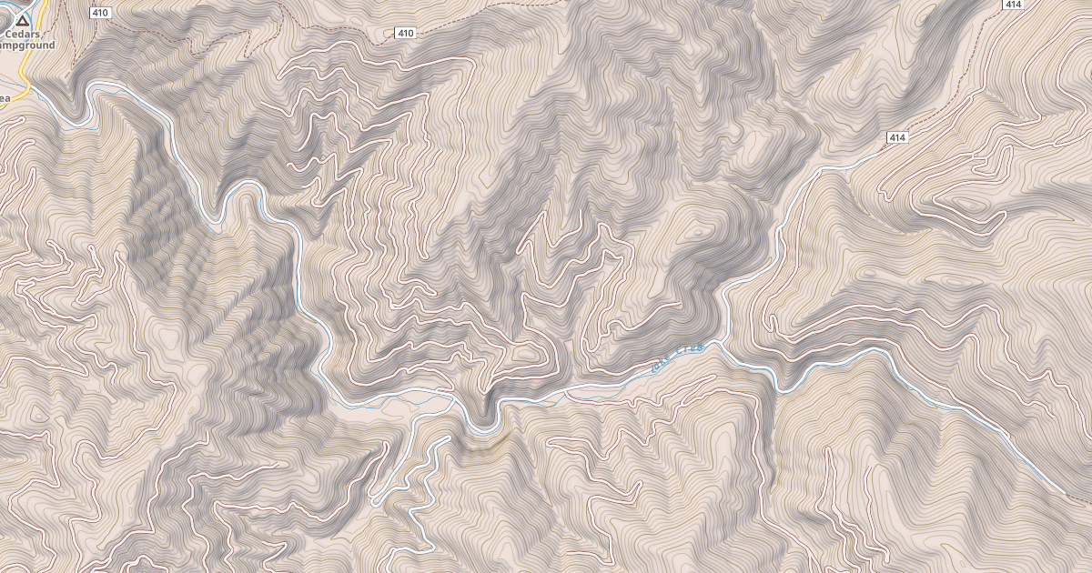 Map preview of LAKE CREEK