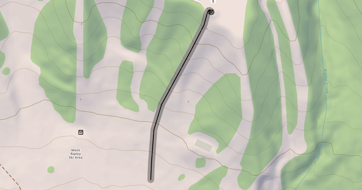 Map preview of The Plunge Road
