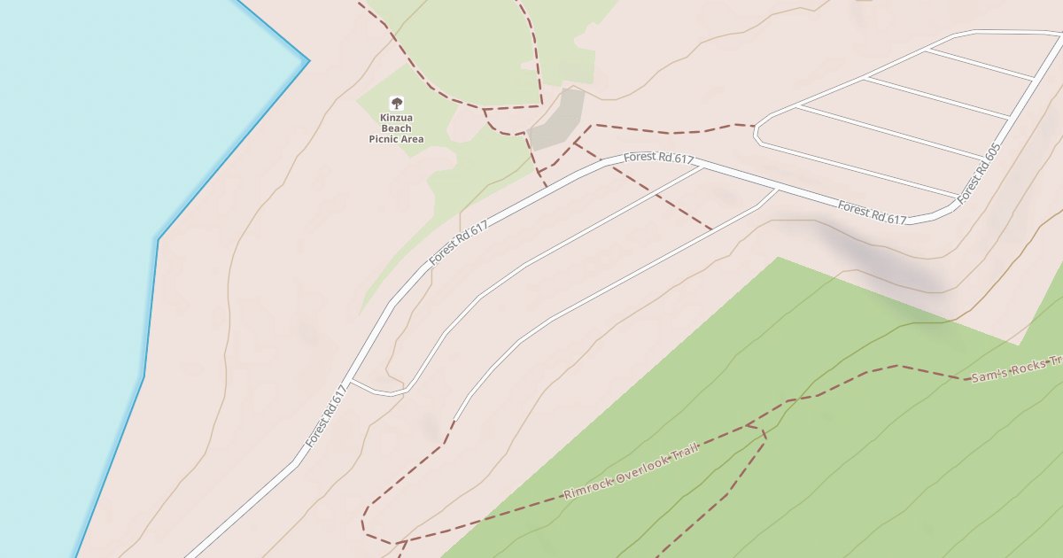 Map preview of KINZUA BEACH - H