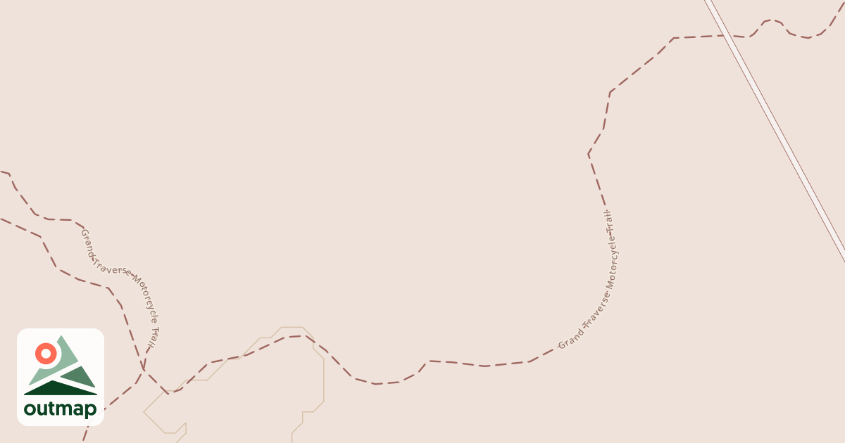 Map of Grand Traverse Motorcycle Trail