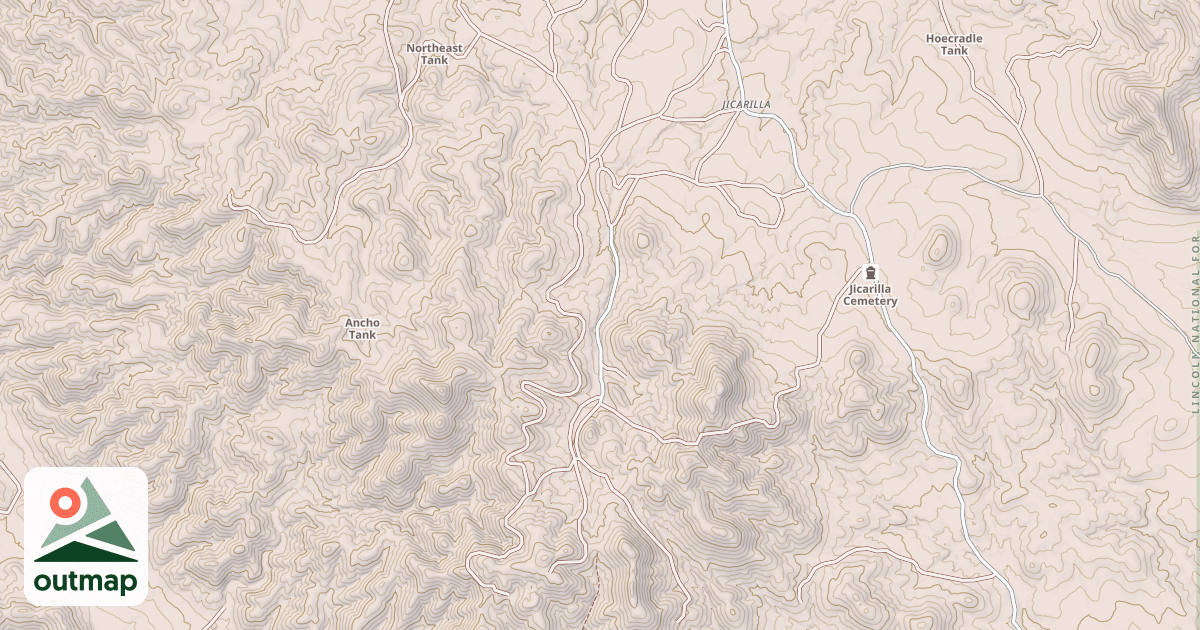 Map of ANCHO RICO