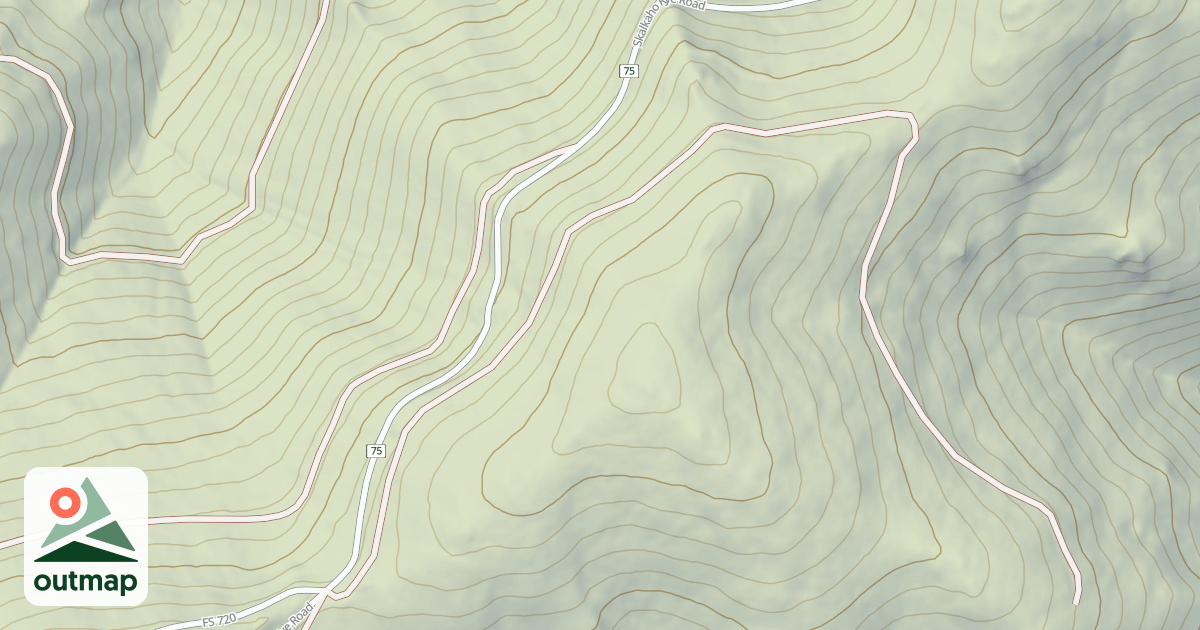 Map of (FDR) JCT T BEAR&SKALKAHO-RYE