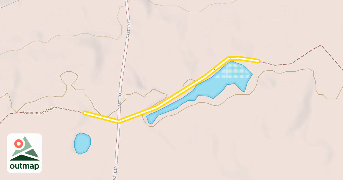 Map of Catamount Trail
