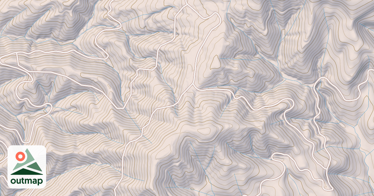 Map of Bagley Mtn