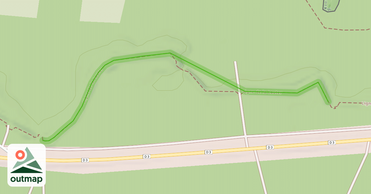 Map of Ligne de la Lauter