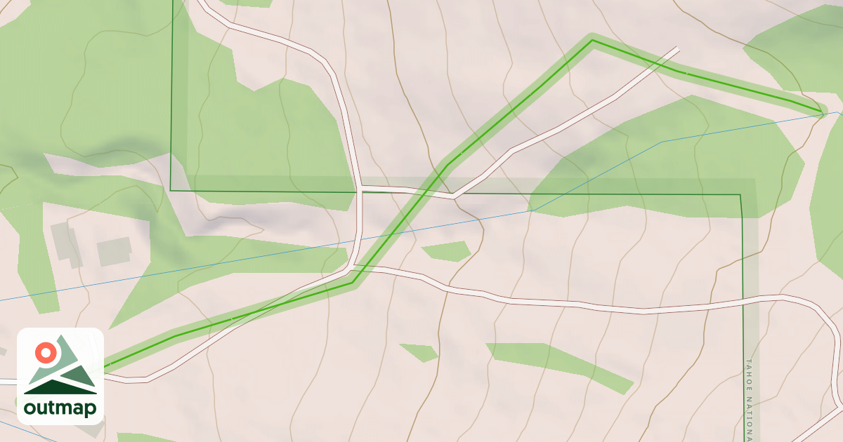 Map of Christmas Tree Lane