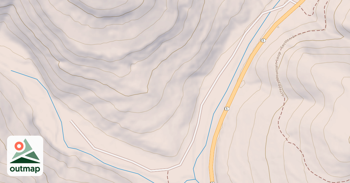 Map of USFS Motor Vehicle Use Map Roads {DFD6E979-EB24-43CC-9BB7-42B63CDF49A2}