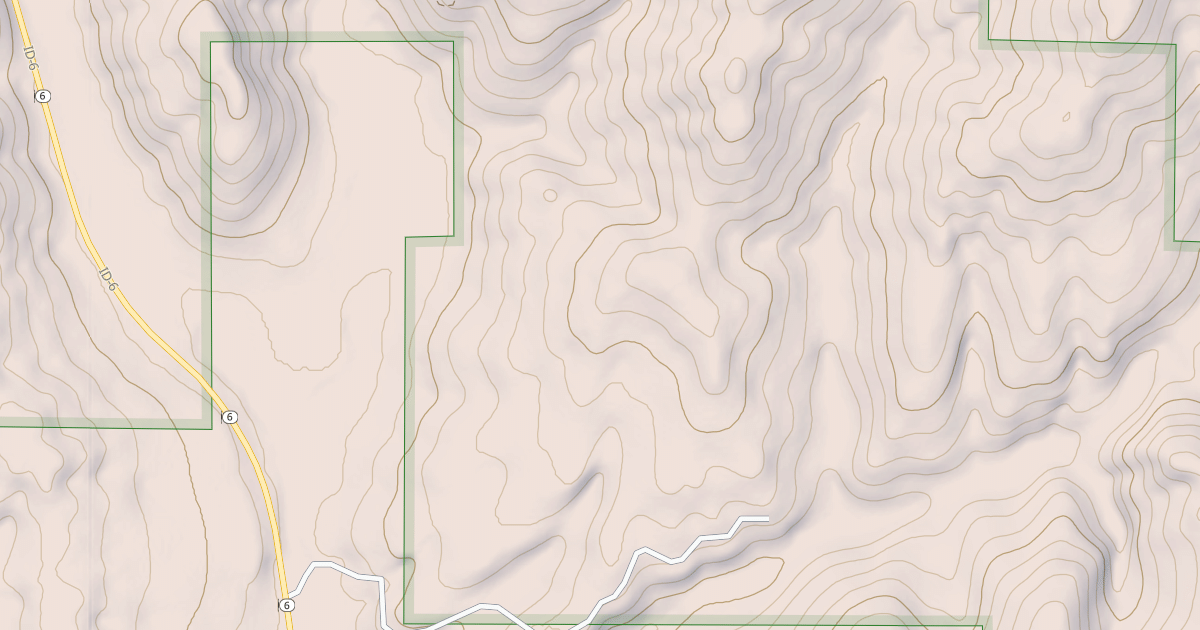 Map preview of LOWER EAST FORK MEADOW