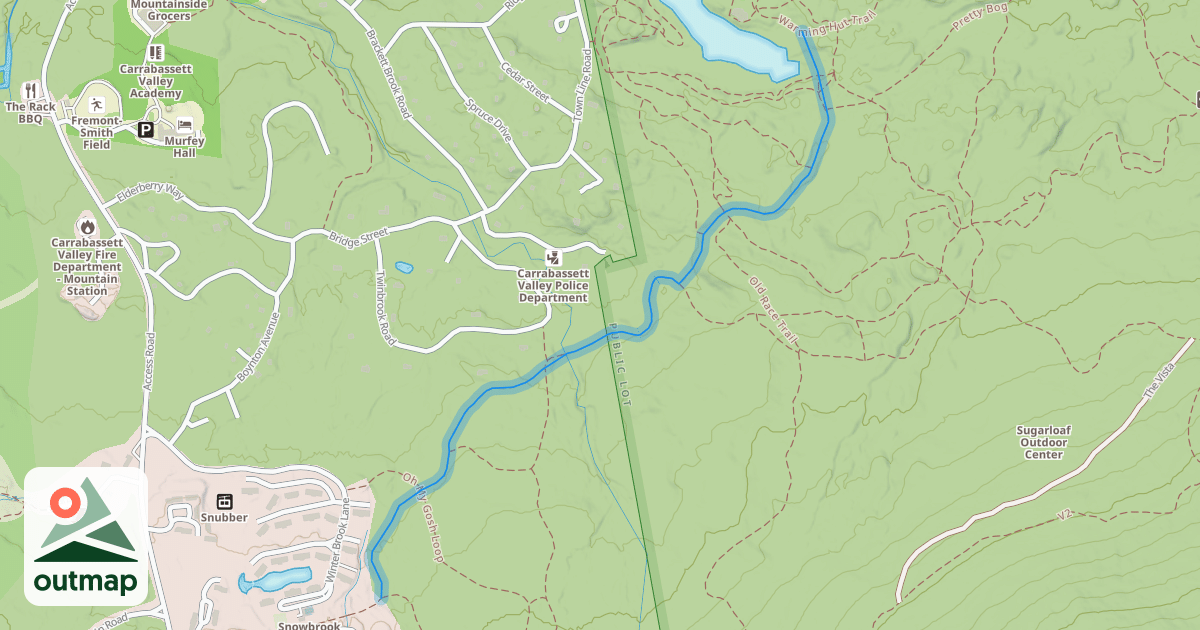 Map of Snowbrook Trail
