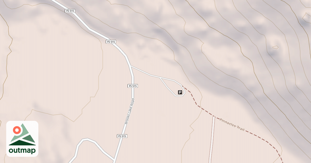 Map of PINNACLES TRAILHEAD
