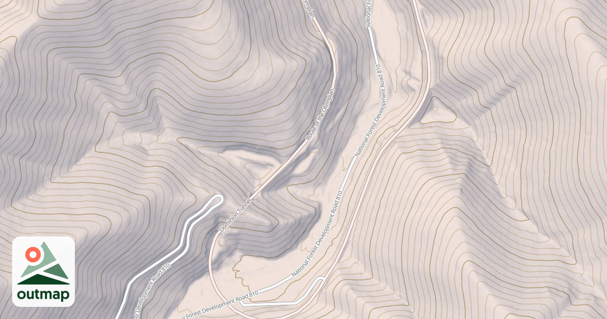 Map of Rainy/dominion Loop