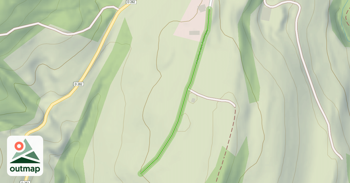 Map of Chemin des Tisserant