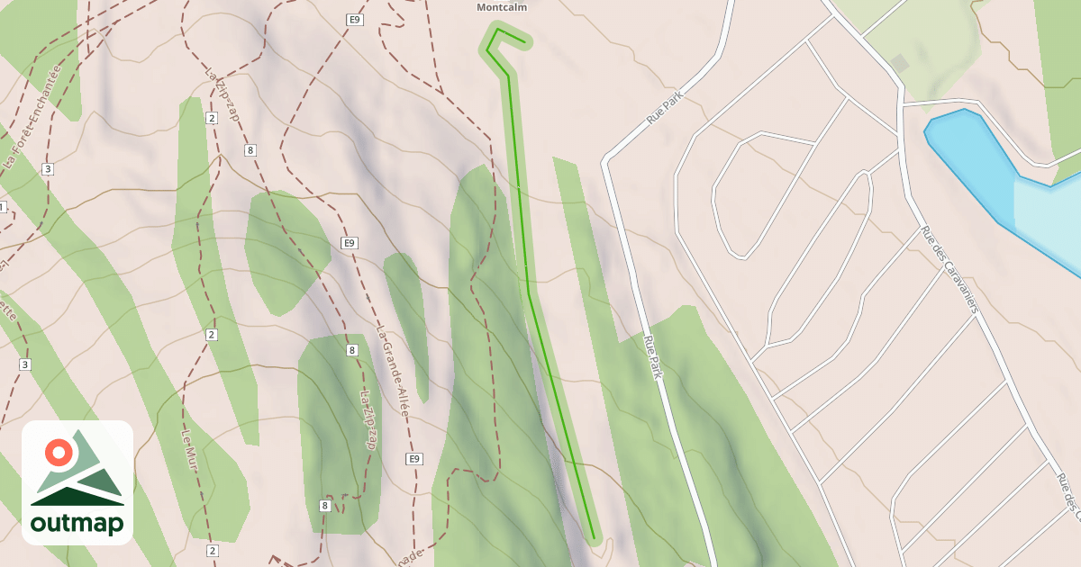 Map of 1. Début