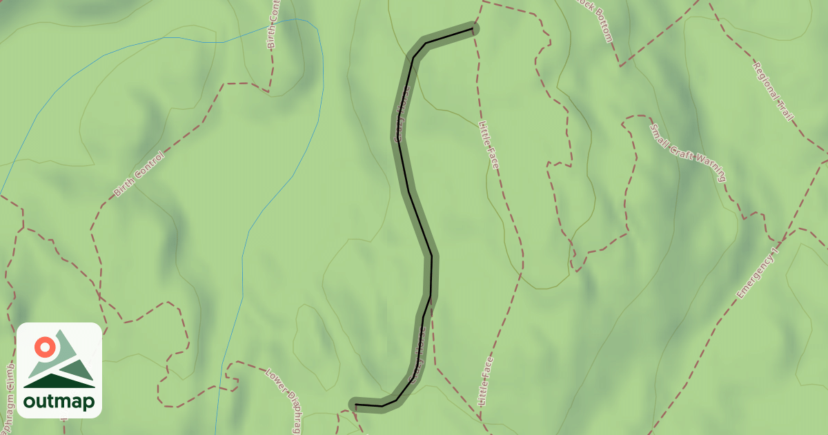 Map of Crazy Horse