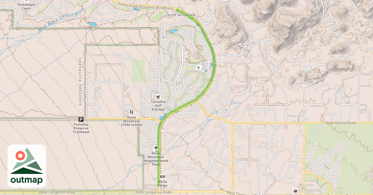 Map of Dove Mountain Community