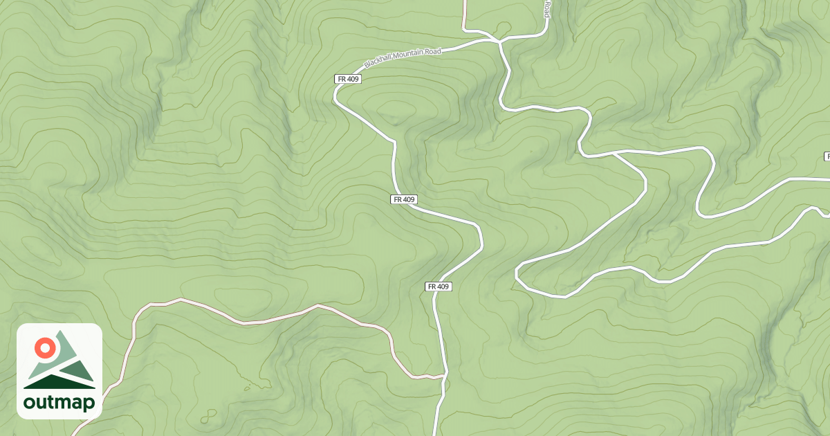 Map of BLACKHALL MT