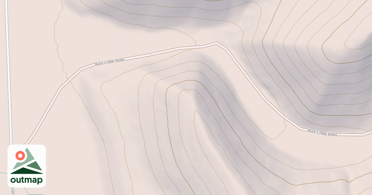 Map of BUCK CREEK