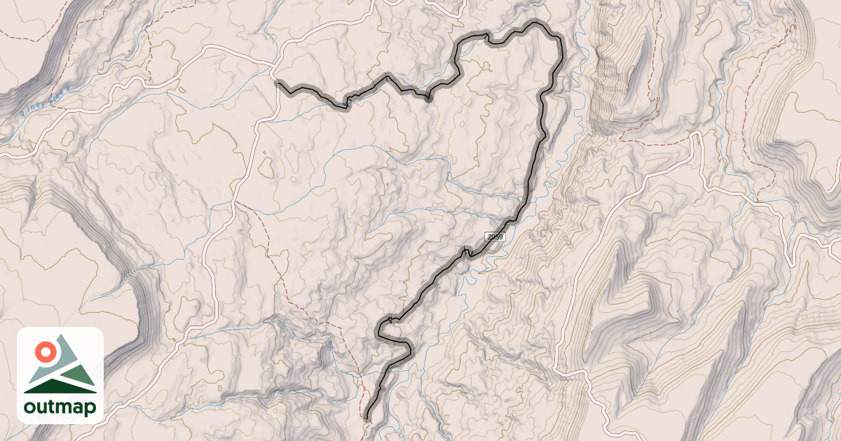 Map of Porkchop Trail