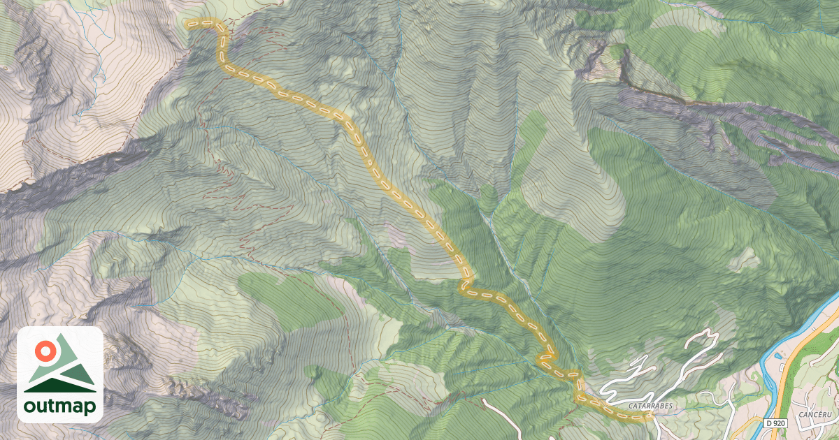 Map of Tuc de Labasse — Catarrabes