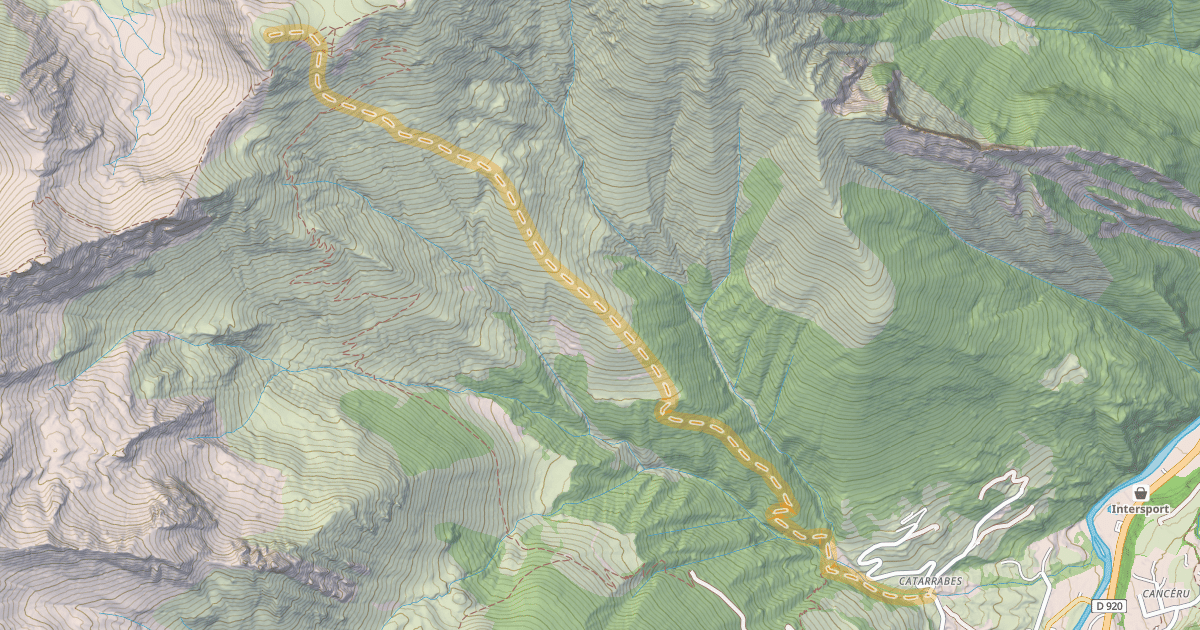 Map preview of Tuc de Labasse — Catarrabes