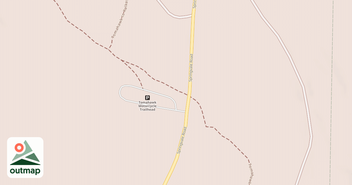 Map of Tomahawk To Kalkaska Mccct