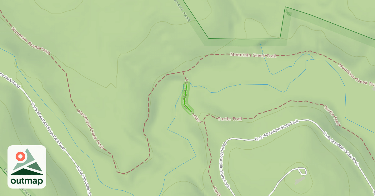 Map of Turtle Trail Connector