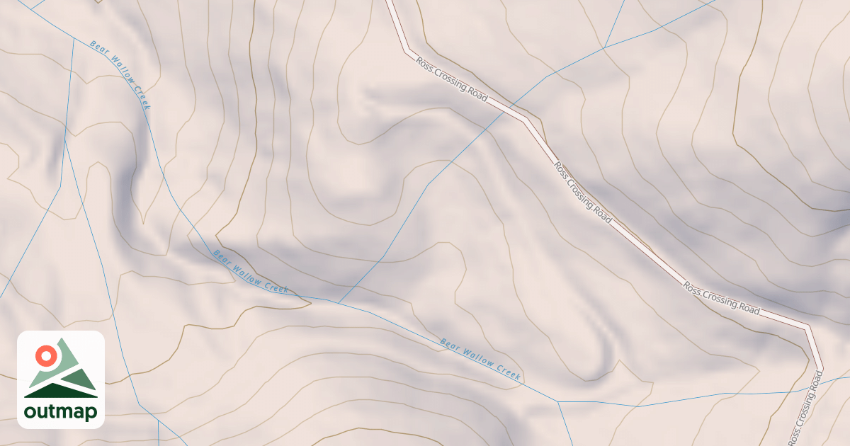 Map of BEAR WALLOW