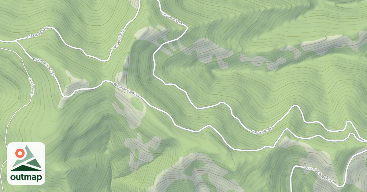 Map of WALL RIDGE