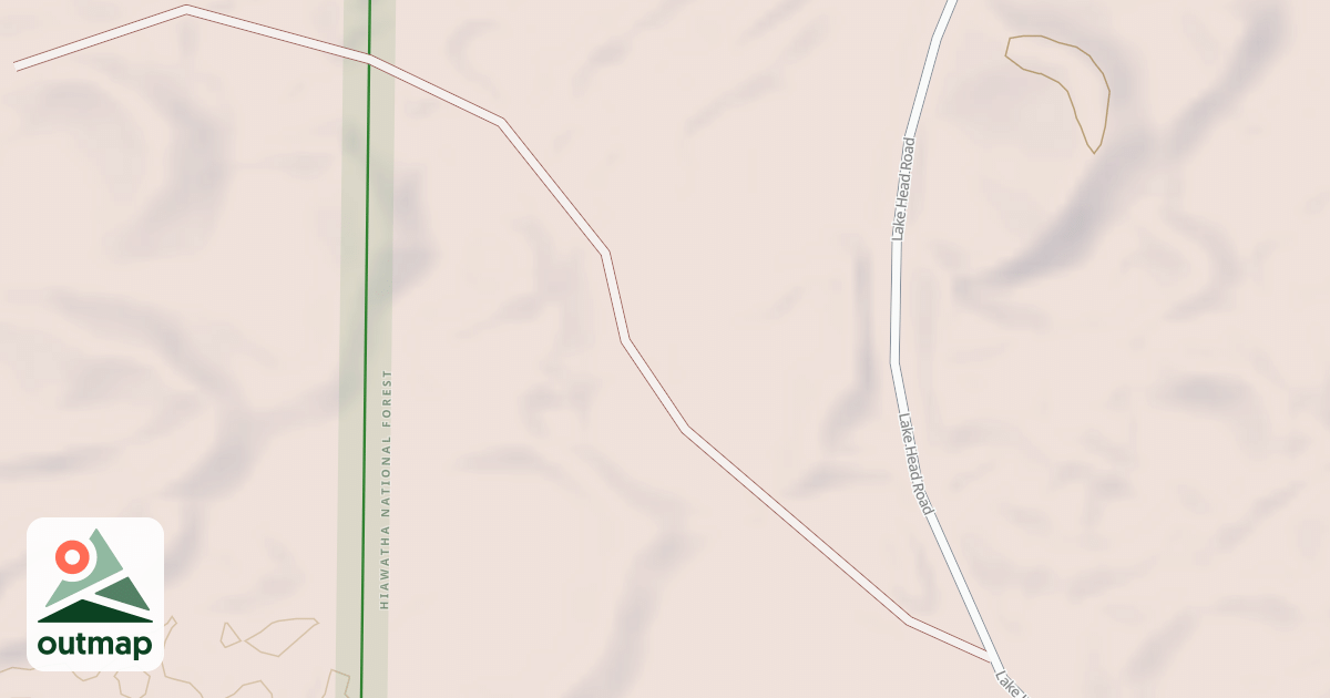 Map of BREVOORT CAMP SPUR F
