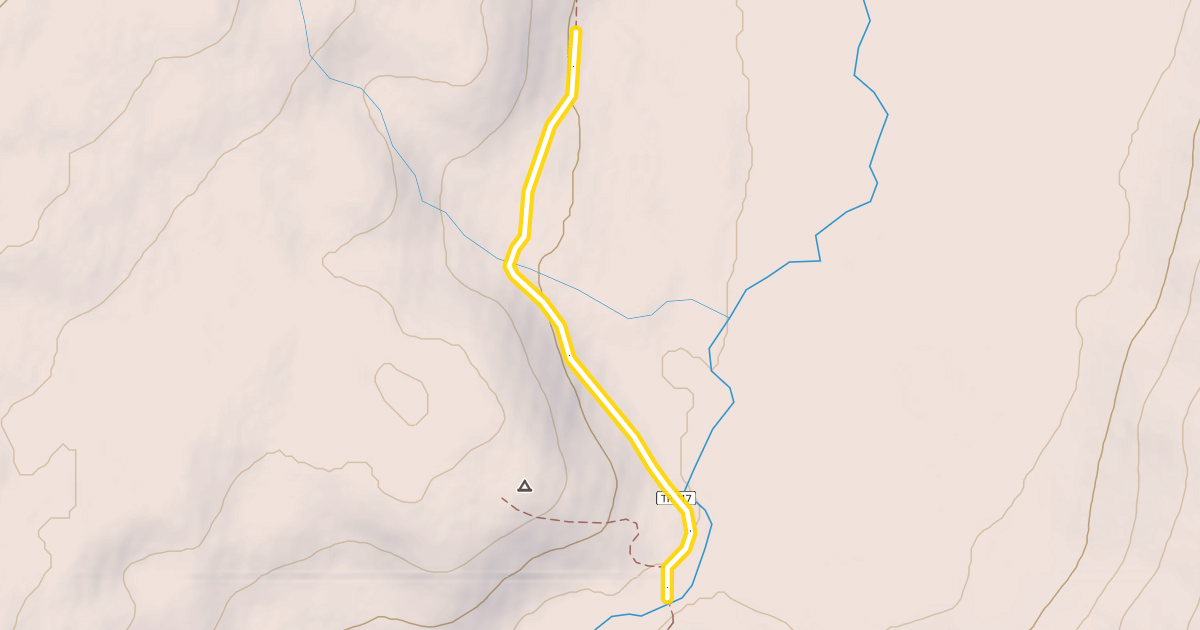 Map preview of Resurrection Pass Trail