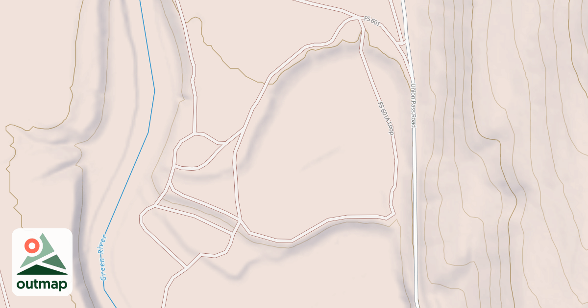 Map of 601A LOOP
