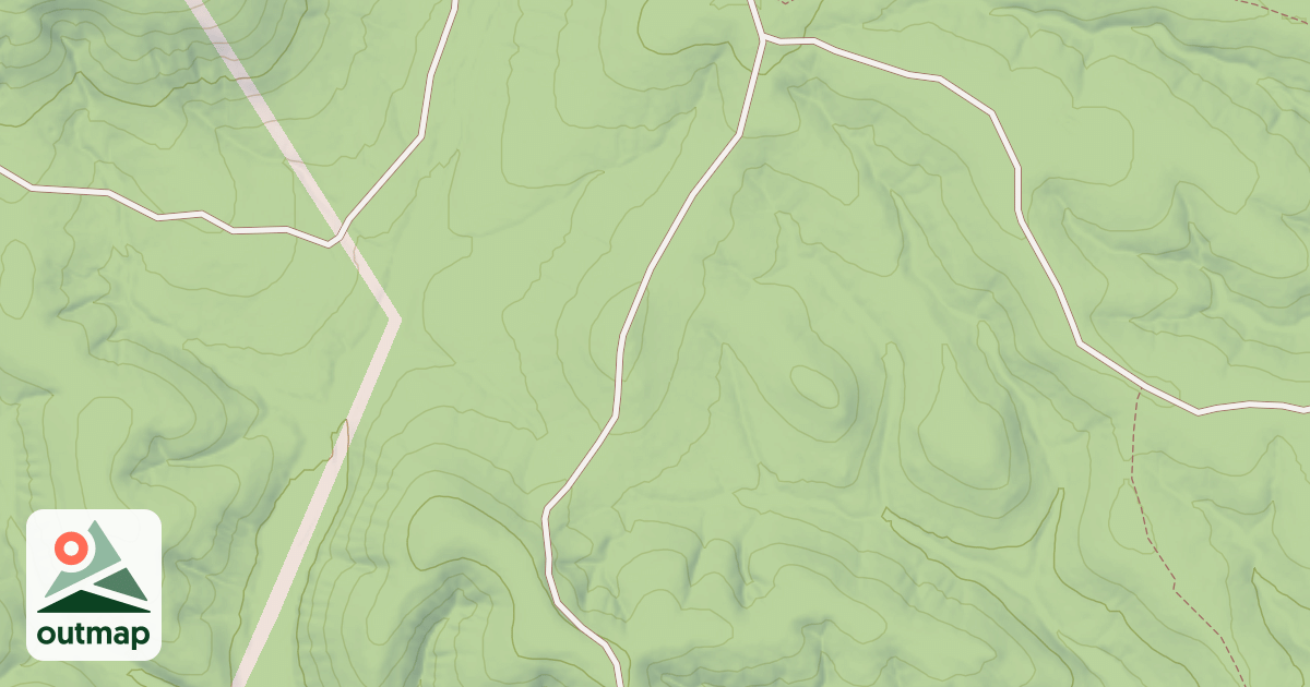 Map of KNOX BRANCH WEST SPUR B